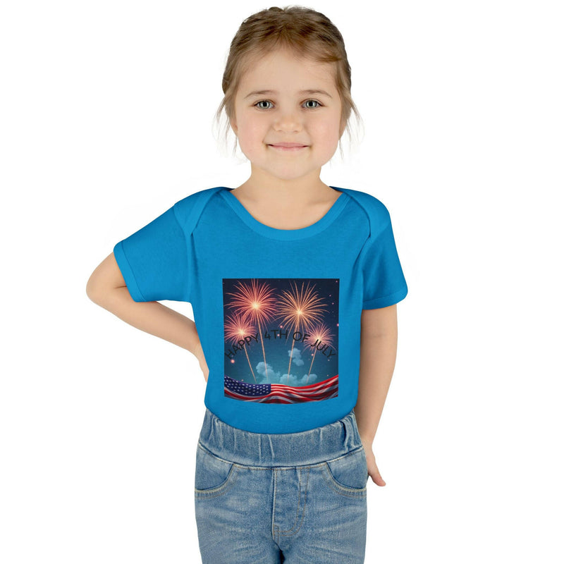 Independence Day Baby Bodysuit, Fireworks Infant Onesie, 4th of July Outfit, Baby Shower Gift, Summer Celebration Apparel