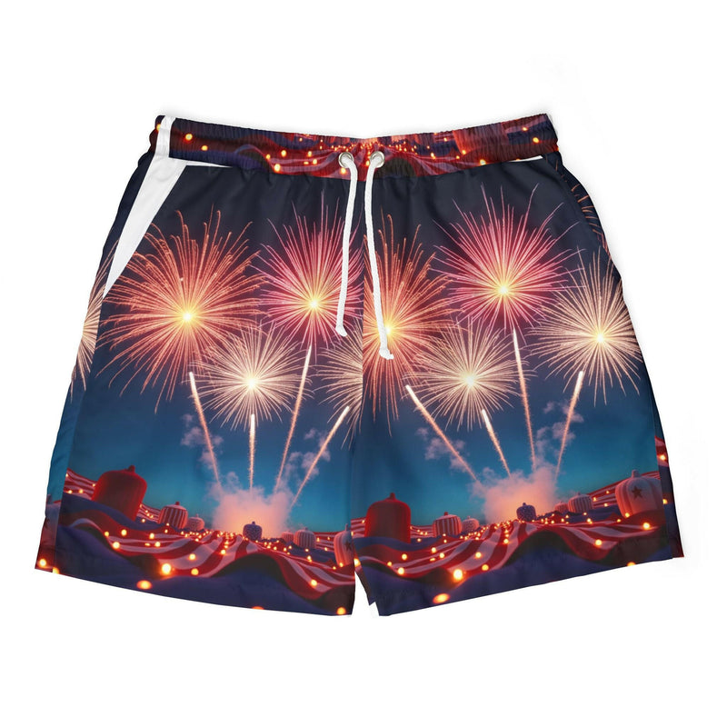 Men's swim shorts ideal for beachwear, offering comfort and style for all water activities.