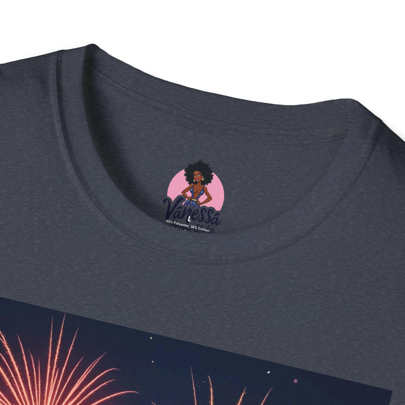 4th of July Fireworks T-Shirt, Unisex Summer Tee, Patriotic Shirt, Independence Day Celebration Wear, Holiday Gift Idea