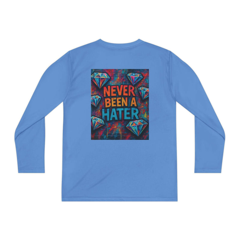 Youth Long Sleeve Tee, Trendy Graphic Shirt, Gift for Teens, Cool Statement Apparel, Casual Wear, Everyday Fun