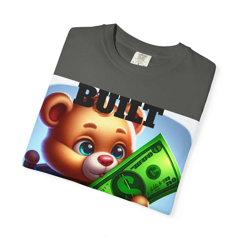 Built Different Bear Graphic T-Shirt - Unisex Garment-Dyed Tee