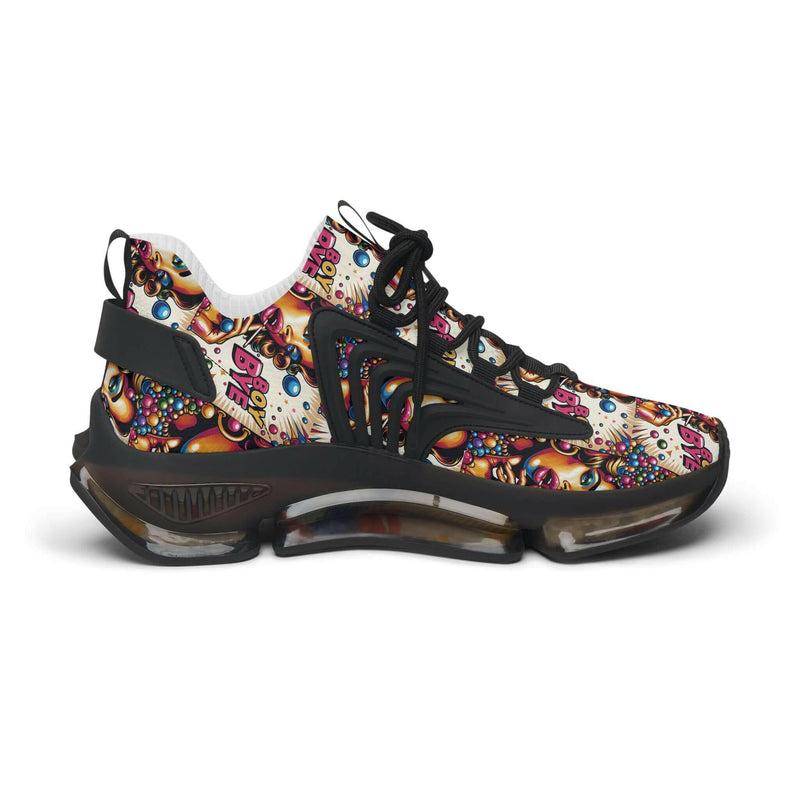 Colorful Women's Mesh Sneakers, Stylish Athletic Shoes, Trendy Running Footwear, Unique Fashion Sneakers, Everyday Casual Shoes