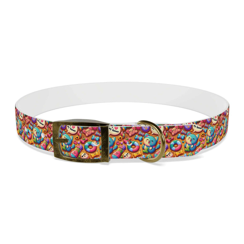 Colorful Dog Collar with Fun Emoji Designs, Adjustable Pet Accessory, Dog Leash, Gift for Dog Lovers, Cute Pet Supplies