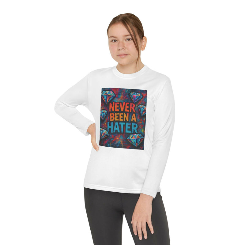 Youth Long Sleeve Tee, Trendy Graphic Shirt, Gift for Teens, Cool Statement Apparel, Casual Wear, Everyday Fun