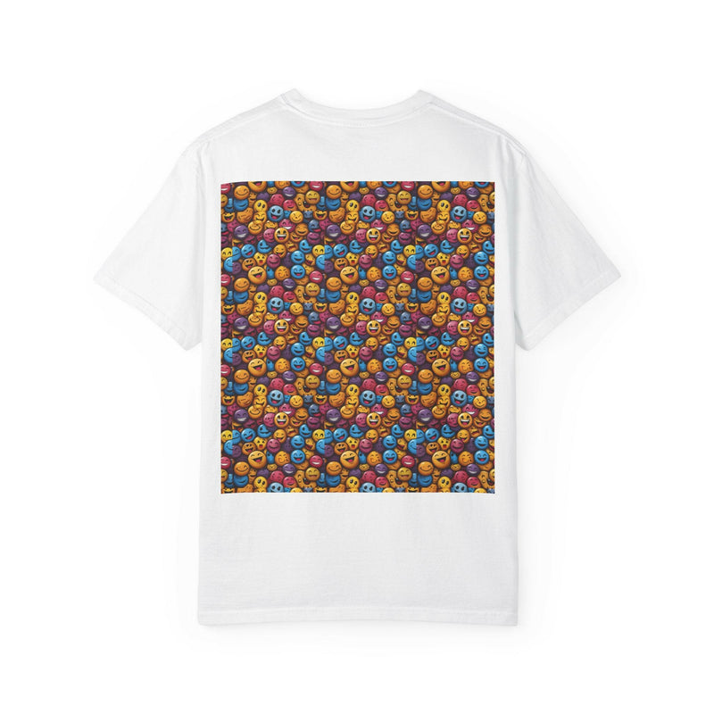 Colorful Emoji T-Shirt, Fun Graphic Tee, Gift for Friends, Summer Vibes, Casual Wear, Happy Shirt, Festival Apparel