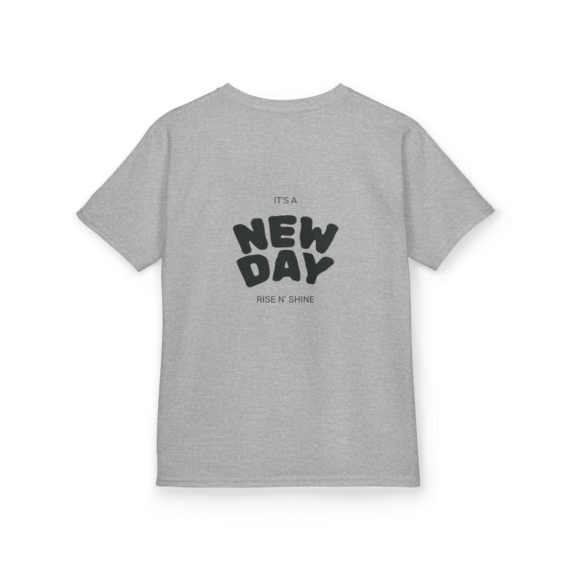 Kids Motivational Tee: Believe You Can, New Day Inspiration, Youth T-Shirt, Positive Message Gift, Fun Everyday Wear
