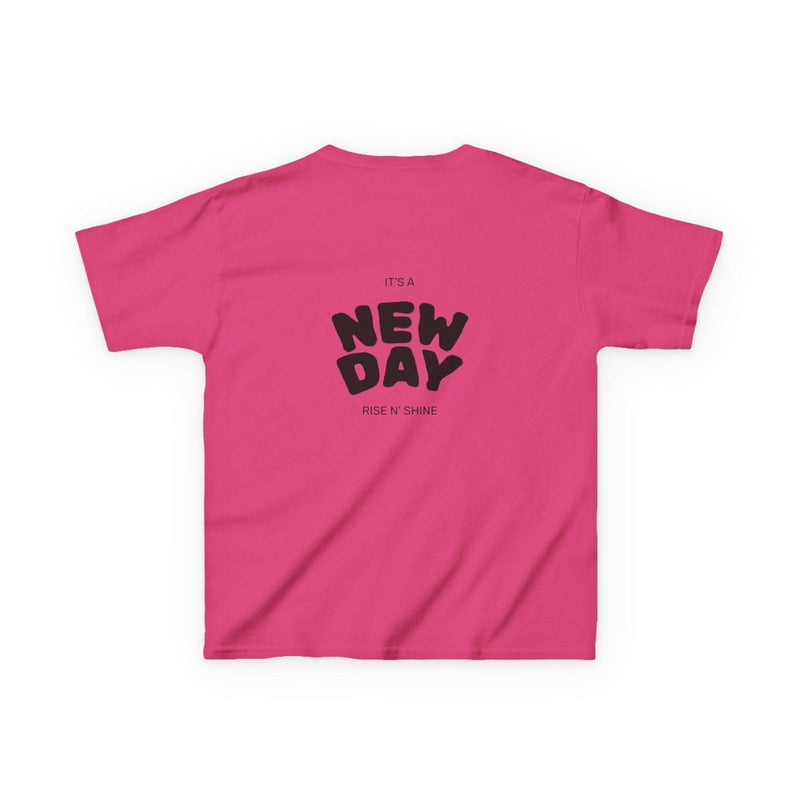Kids Motivational Tee: Believe You Can, New Day Inspiration, Youth T-Shirt, Positive Message Gift, Fun Everyday Wear