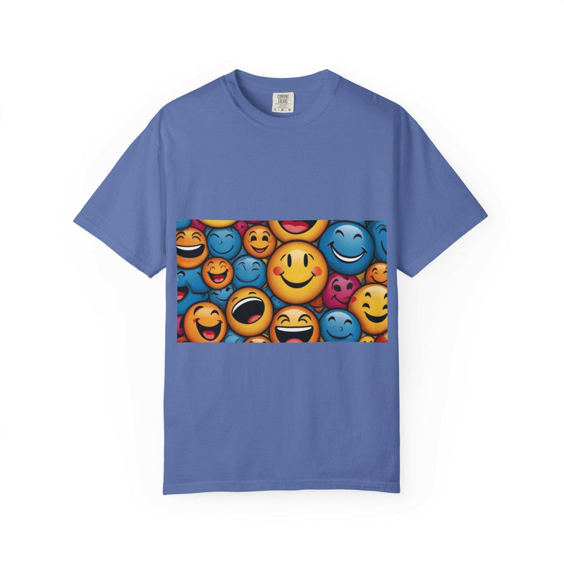 Colorful Emoji T-Shirt, Fun Graphic Tee, Gift for Friends, Summer Vibes, Casual Wear, Happy Shirt, Festival Apparel