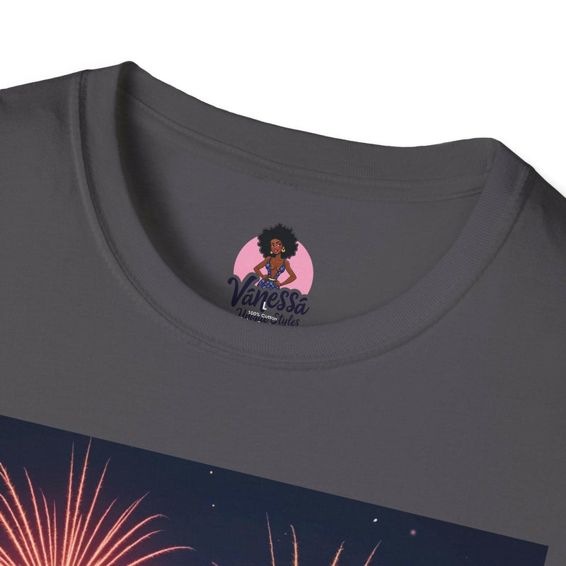 4th of July Fireworks T-Shirt, Unisex Summer Tee, Patriotic Shirt, Independence Day Celebration Wear, Holiday Gift Idea