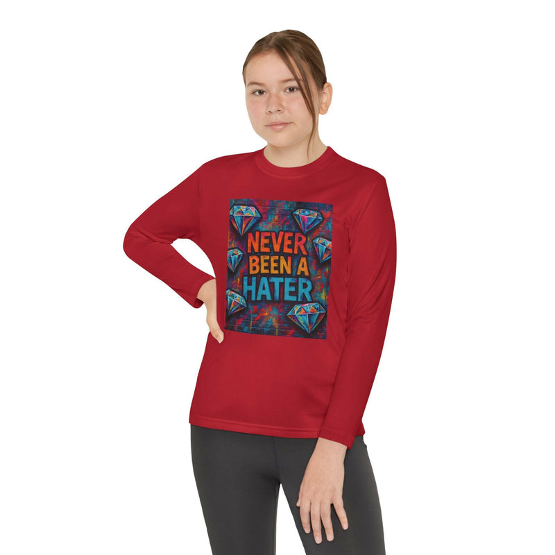 Youth Long Sleeve Tee, Trendy Graphic Shirt, Gift for Teens, Cool Statement Apparel, Casual Wear, Everyday Fun