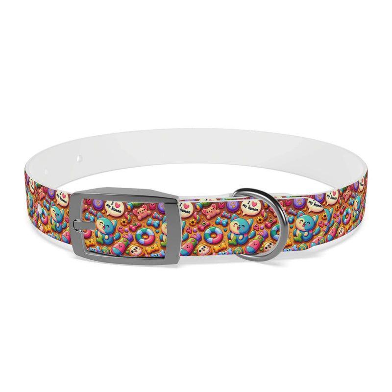 Colorful Dog Collar with Fun Emoji Designs, Adjustable Pet Accessory, Dog Leash, Gift for Dog Lovers, Cute Pet Supplies
