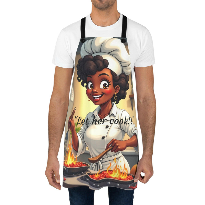 Premium quality apron designed for professional chefs ensuring durability and comfort in the kitchen.