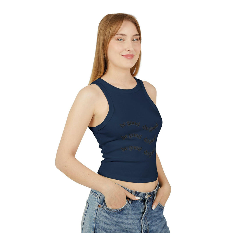 Graphic Racer Tank Top featuring Sarcasm University design, perfect casual wear for sarcasm enthusiasts and graphic tee lovers.