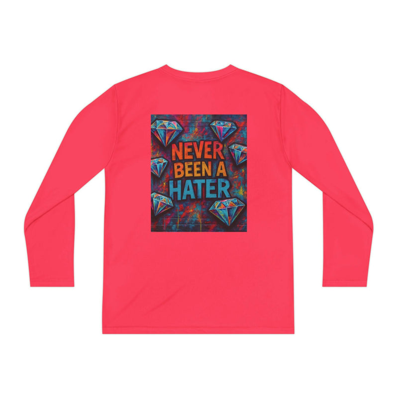 Youth Long Sleeve Tee, Trendy Graphic Shirt, Gift for Teens, Cool Statement Apparel, Casual Wear, Everyday Fun