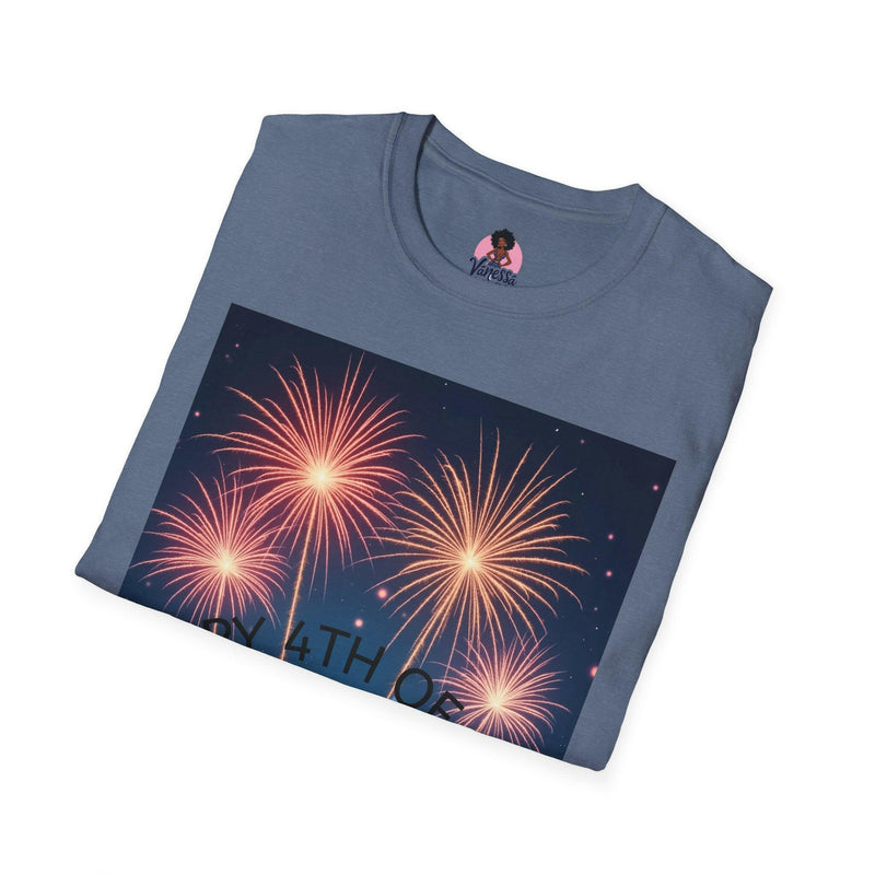 4th of July Fireworks T-Shirt, Unisex Summer Tee, Patriotic Shirt, Independence Day Celebration Wear, Holiday Gift Idea