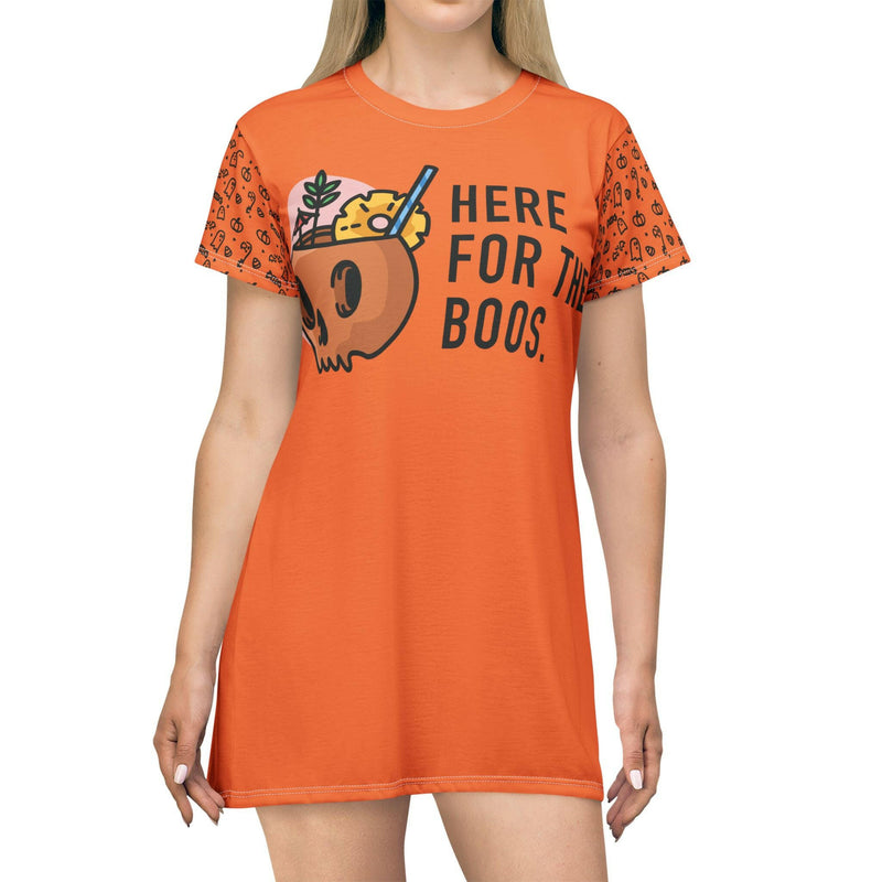 Halloween-themed T-shirt featuring exclusive spooky designs, perfect for festive celebrations and casual wear.