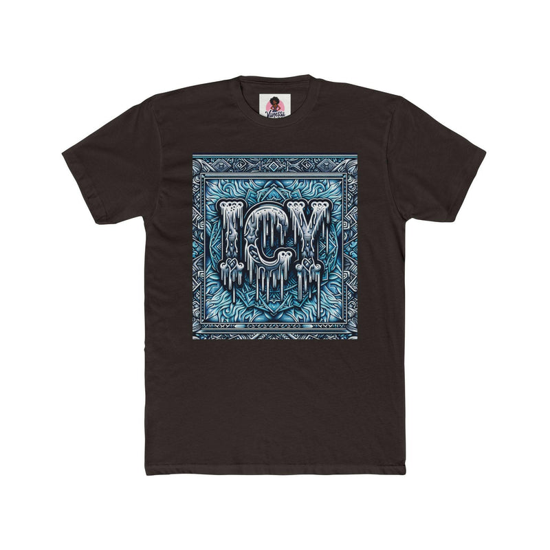 Icy Vibes Unisex Cotton Crew Tee | Cool Graphic T-Shirt, Streetwear Fashion, Gift for Her/Him, Casual Outfit, Ice-Themed Apparel