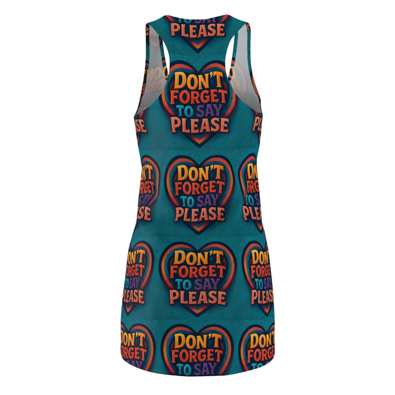 Motivational racerback tank top with inspiring design for enhanced workout performance and style