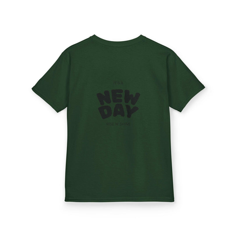 Kids Motivational Tee: Believe You Can, New Day Inspiration, Youth T-Shirt, Positive Message Gift, Fun Everyday Wear