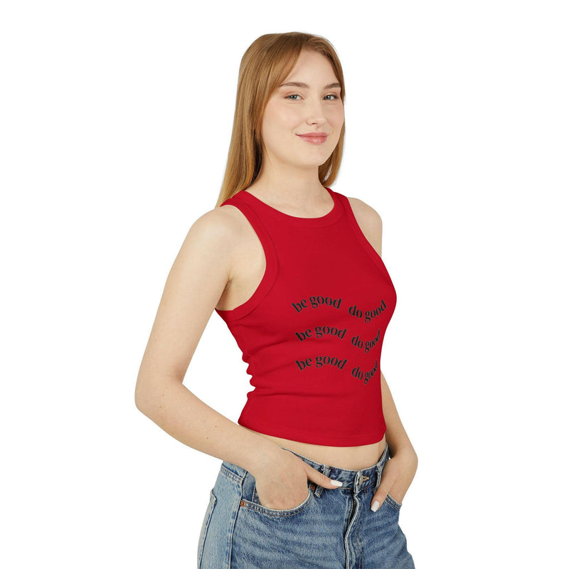 Graphic Racer Tank Top featuring Sarcasm University design, perfect casual wear for sarcasm enthusiasts and graphic tee lovers.
