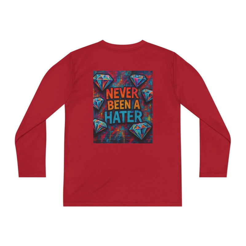 Youth Long Sleeve Tee, Trendy Graphic Shirt, Gift for Teens, Cool Statement Apparel, Casual Wear, Everyday Fun