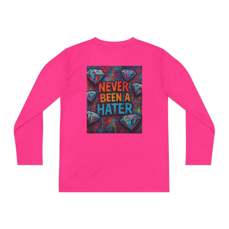 Youth Long Sleeve Tee, Trendy Graphic Shirt, Gift for Teens, Cool Statement Apparel, Casual Wear, Everyday Fun