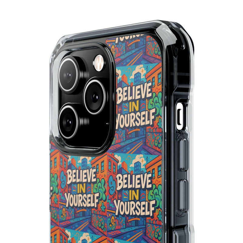 Inspirational Phone Case for Self-Belief | Magnetic Clear Impact Cases, Custom Phone Cover, Motivation Accessory, Gift for Teens, [...]