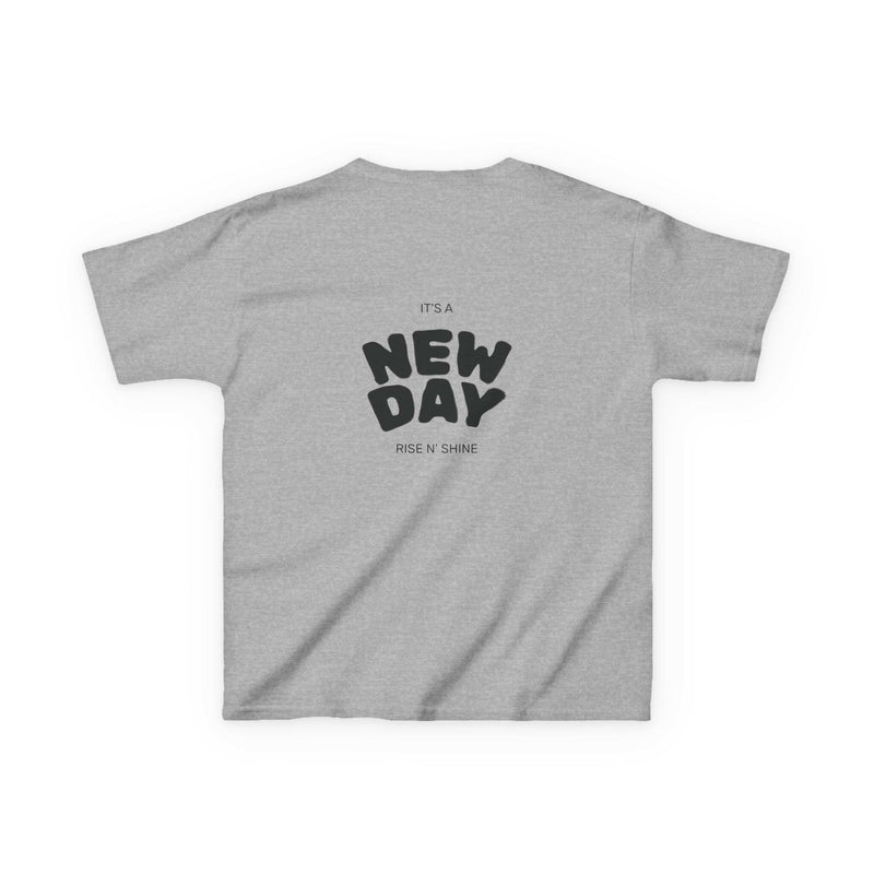 Kids Motivational Tee: Believe You Can, New Day Inspiration, Youth T-Shirt, Positive Message Gift, Fun Everyday Wear