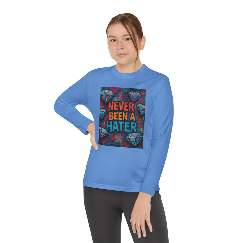 Youth Long Sleeve Tee, Trendy Graphic Shirt, Gift for Teens, Cool Statement Apparel, Casual Wear, Everyday Fun