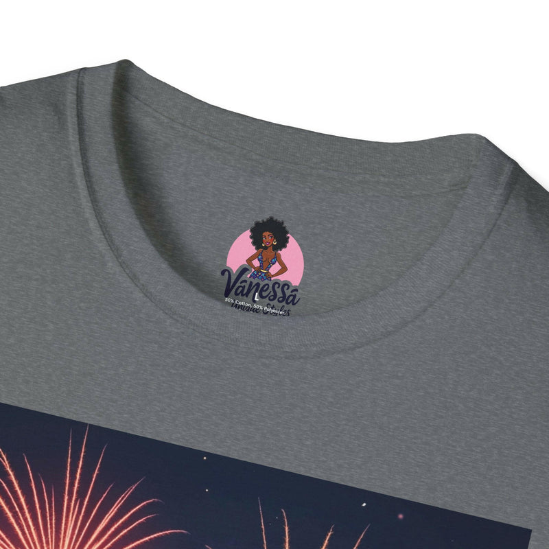 4th of July Fireworks T-Shirt, Unisex Summer Tee, Patriotic Shirt, Independence Day Celebration Wear, Holiday Gift Idea