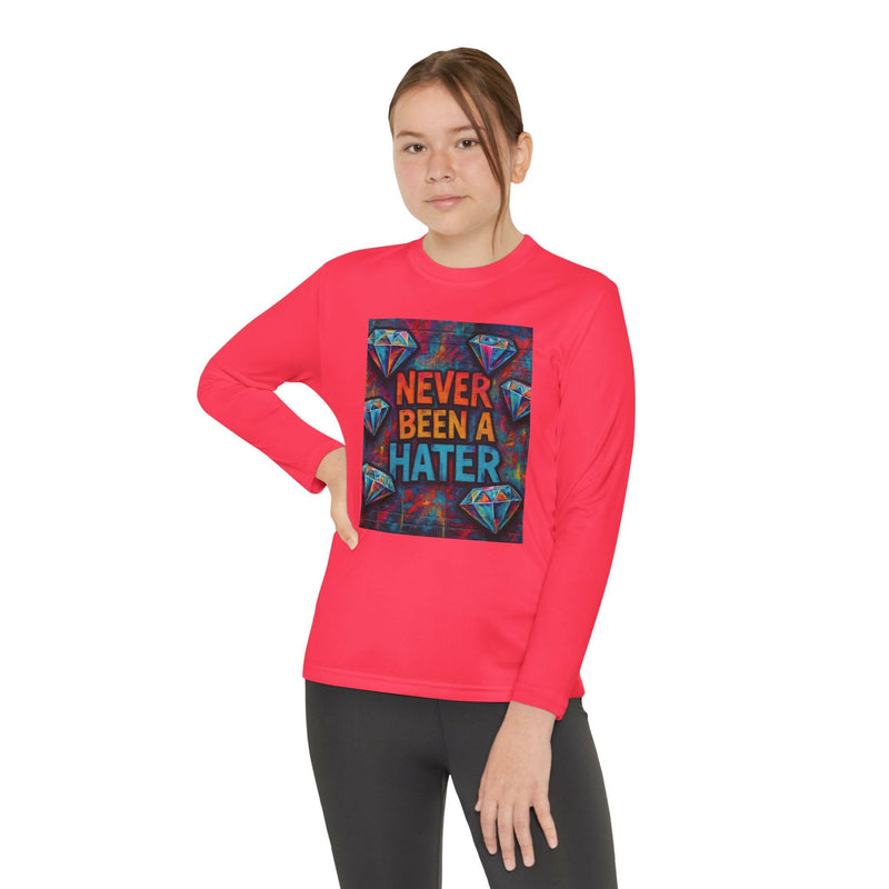Youth Long Sleeve Tee, Trendy Graphic Shirt, Gift for Teens, Cool Statement Apparel, Casual Wear, Everyday Fun