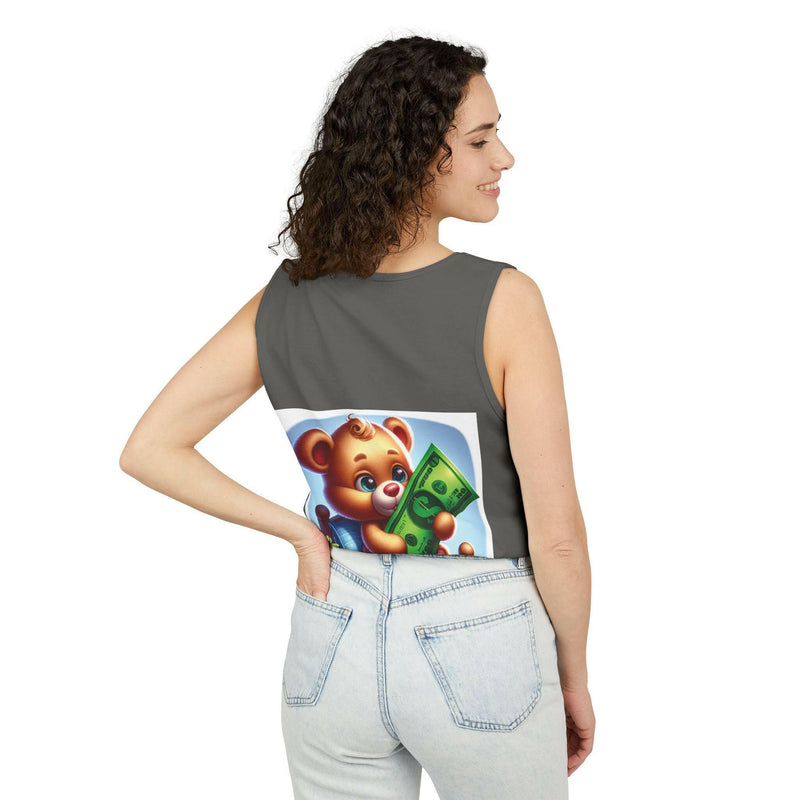 Progress Over Perfection Tank Top, Unisex Inspirational Top, Cute Bear Graphic Tank, Motivational Gift, Casual Summer Wear
