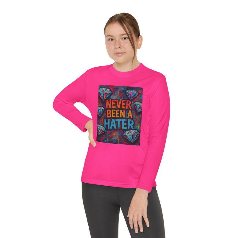 Youth Long Sleeve Tee, Trendy Graphic Shirt, Gift for Teens, Cool Statement Apparel, Casual Wear, Everyday Fun