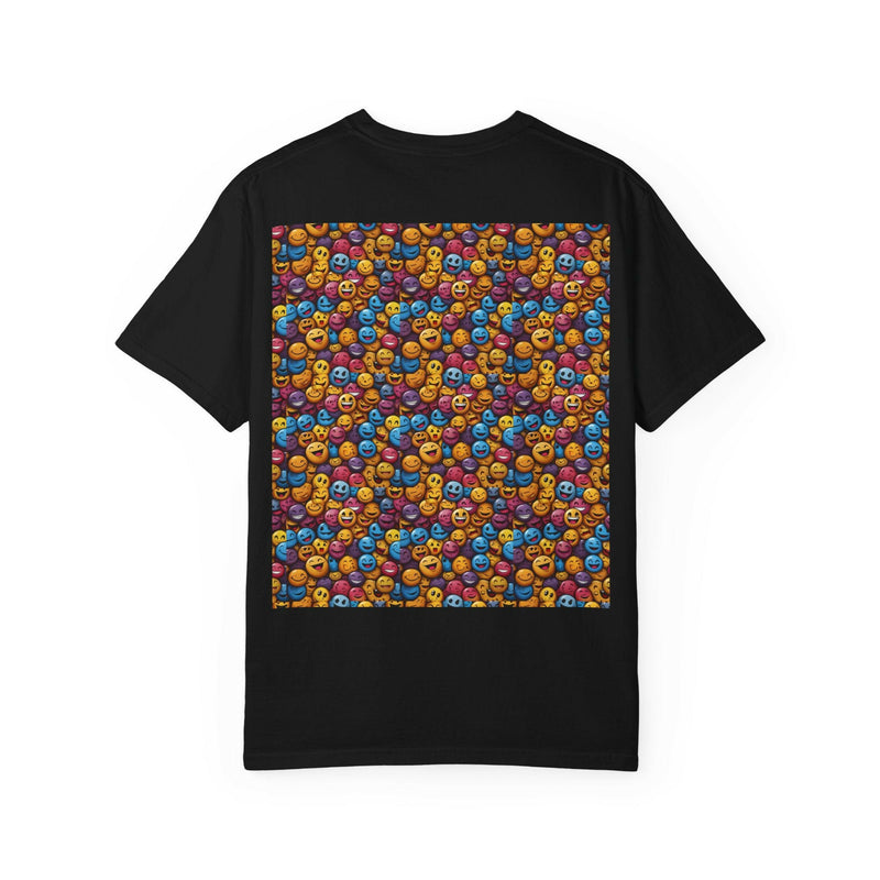 Colorful Emoji T-Shirt, Fun Graphic Tee, Gift for Friends, Summer Vibes, Casual Wear, Happy Shirt, Festival Apparel