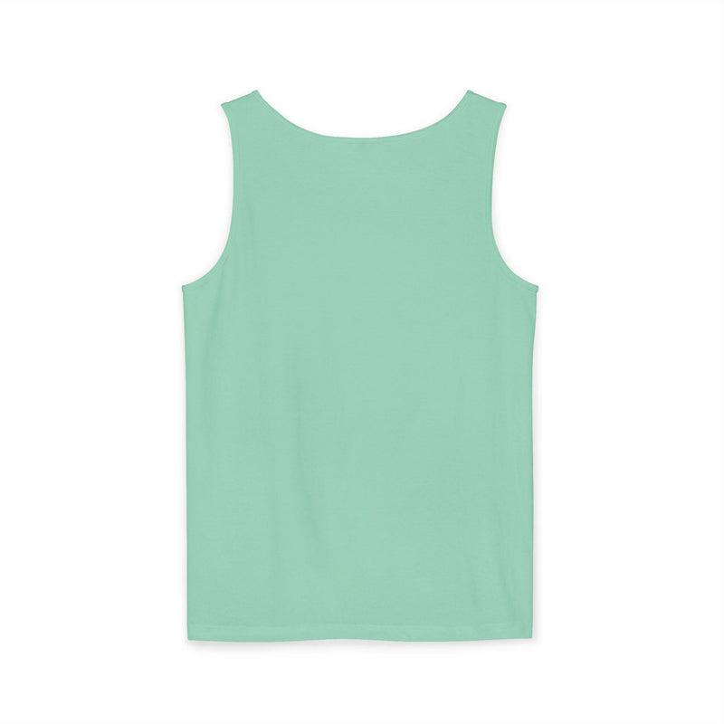 Icy Vibes Garment-Dyed Tank Top - Chill Summer Wear, Beach Fashion, Ice-Themed Gift, Casual Layering Piece, Unisex Beachwear