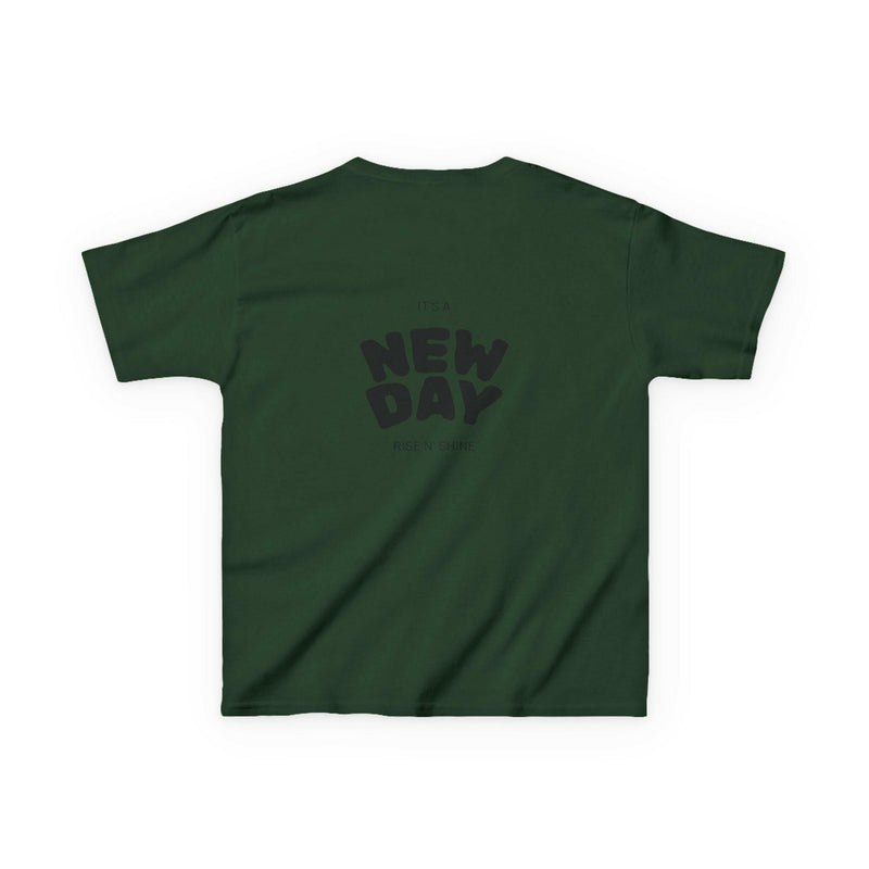 Kids Motivational Tee: Believe You Can, New Day Inspiration, Youth T-Shirt, Positive Message Gift, Fun Everyday Wear