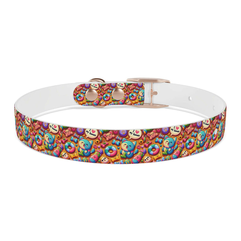 Colorful Dog Collar with Fun Emoji Designs, Adjustable Pet Accessory, Dog Leash, Gift for Dog Lovers, Cute Pet Supplies