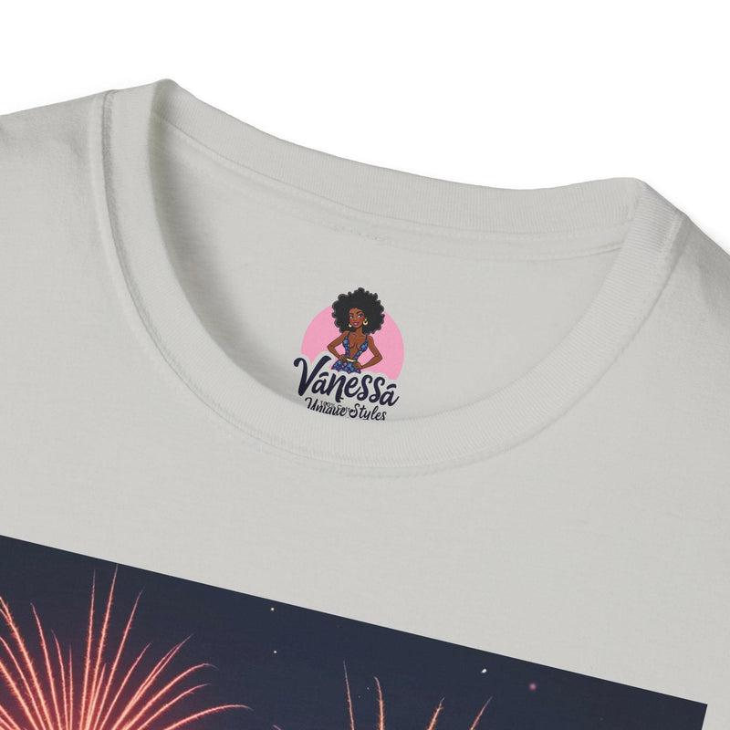 4th of July Fireworks T-Shirt, Unisex Summer Tee, Patriotic Shirt, Independence Day Celebration Wear, Holiday Gift Idea