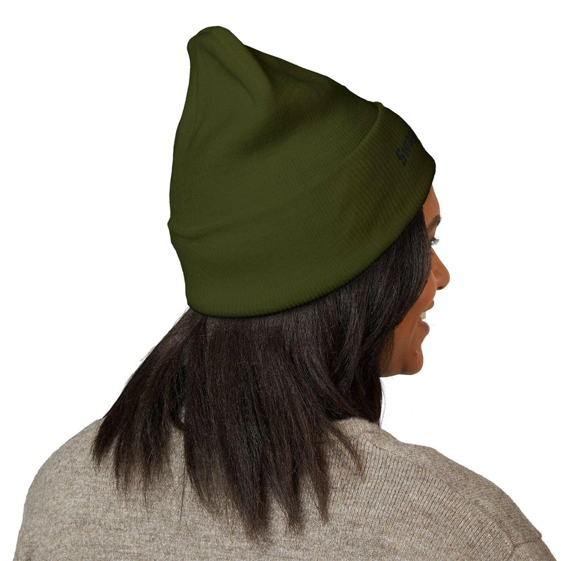Stylish swag beanie for modern fashion enthusiasts, perfect for adding a trendy touch to your winter wardrobe.
