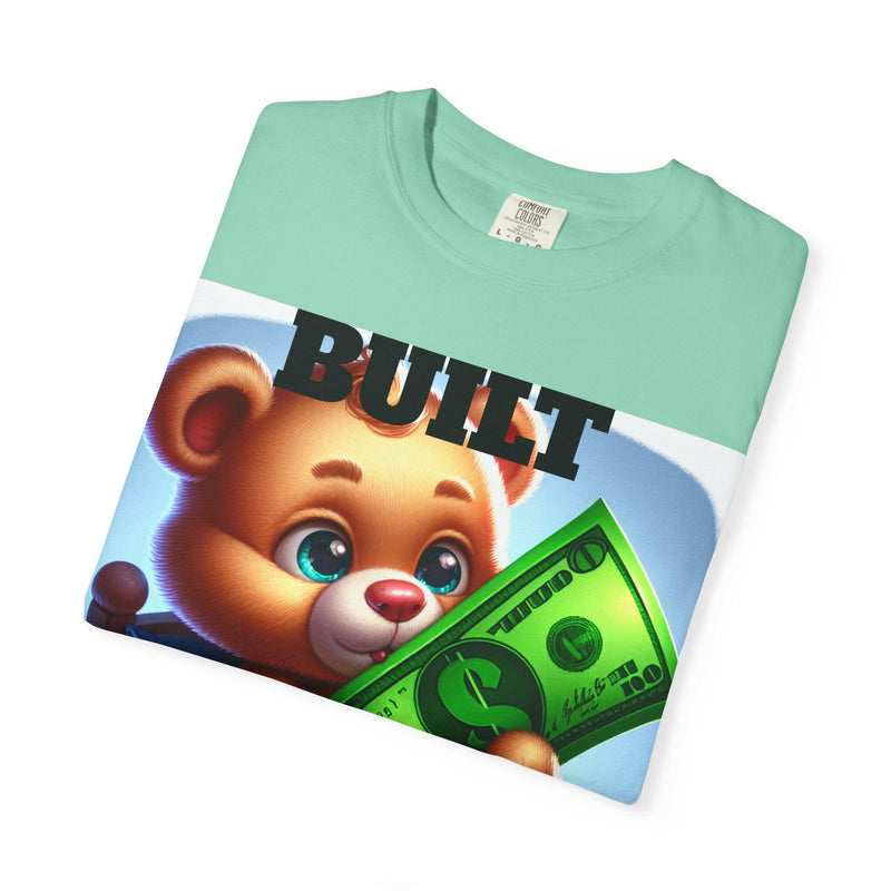 Built Different Bear Graphic T-Shirt - Unisex Garment-Dyed Tee