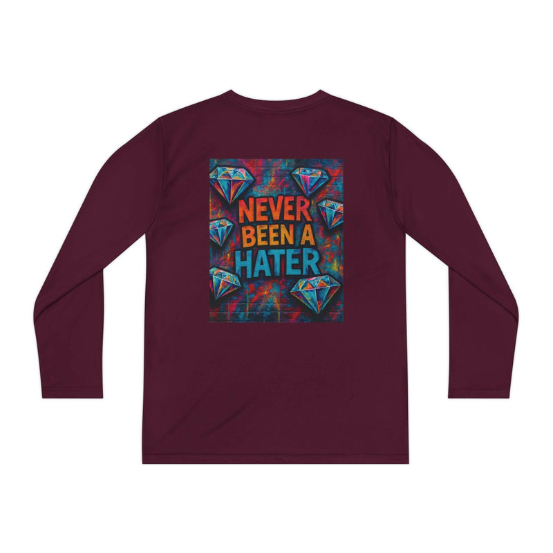 Youth Long Sleeve Tee, Trendy Graphic Shirt, Gift for Teens, Cool Statement Apparel, Casual Wear, Everyday Fun