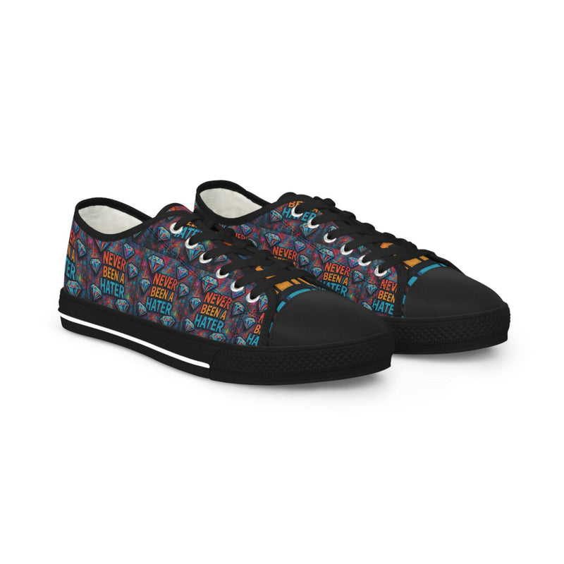 Low top graphic sneakers showcasing modern design and vibrant patterns for casual footwear enthusiasts
