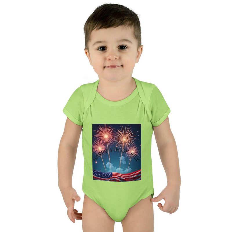 Independence Day Baby Bodysuit, Fireworks Infant Onesie, 4th of July Outfit, Baby Shower Gift, Summer Celebration Apparel