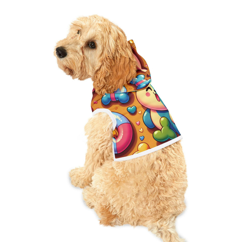 Colorful Pet Hoodie for Fun-loving Pets, Dog Apparel, Cat Hoodie, Pet Costumes, Warm Dog Sweater