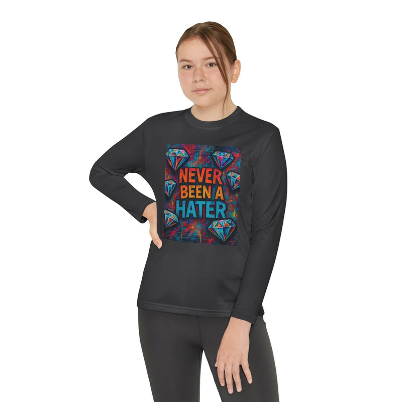 Youth Long Sleeve Tee, Trendy Graphic Shirt, Gift for Teens, Cool Statement Apparel, Casual Wear, Everyday Fun