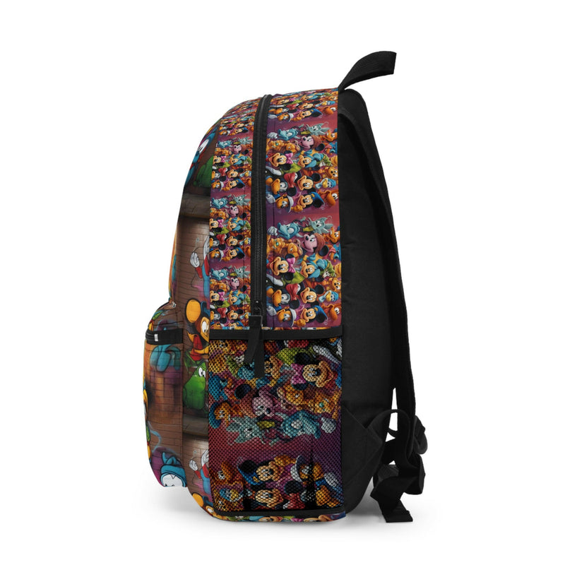 Colorful Cartoon Backpack, Mickey Mouse School Bag, Kids Backpack, Fun Travel Pack