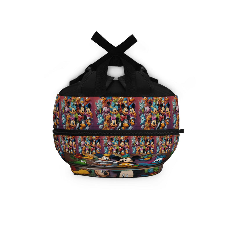 Colorful Cartoon Backpack, Mickey Mouse School Bag, Kids Backpack, Fun Travel Pack
