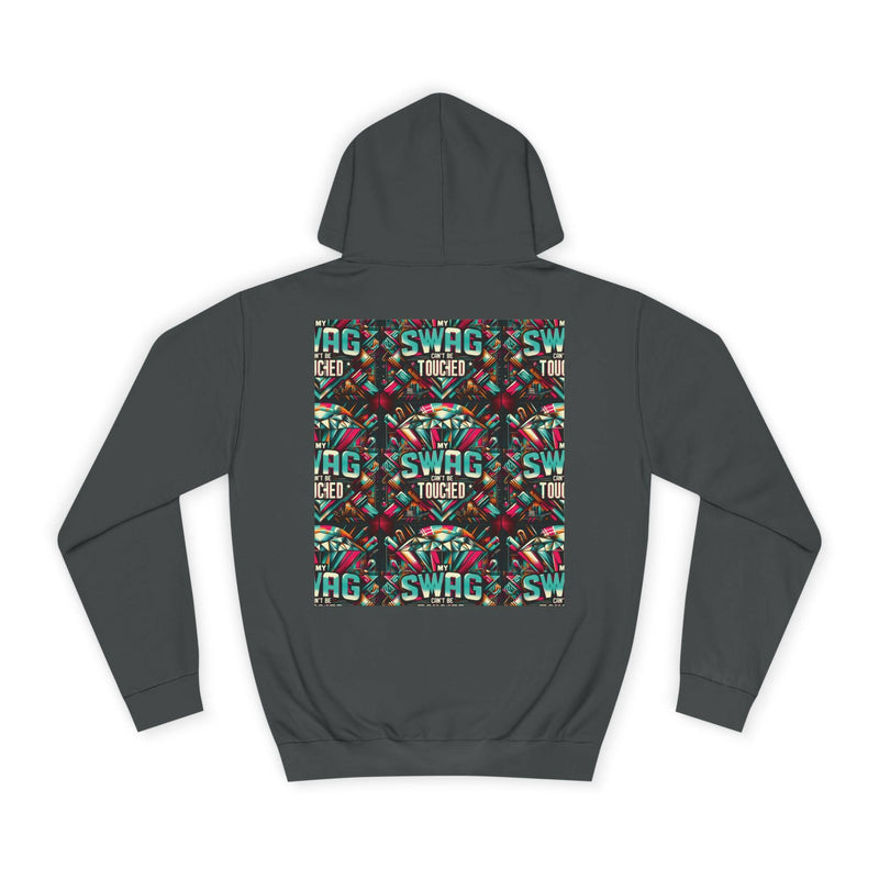 My Swag Touched Unisex College Hoodie, Stylish Sweatshirt, Trendy Apparel, Gift for Students, Casual Wear for College, Cozy Hooded Jacket