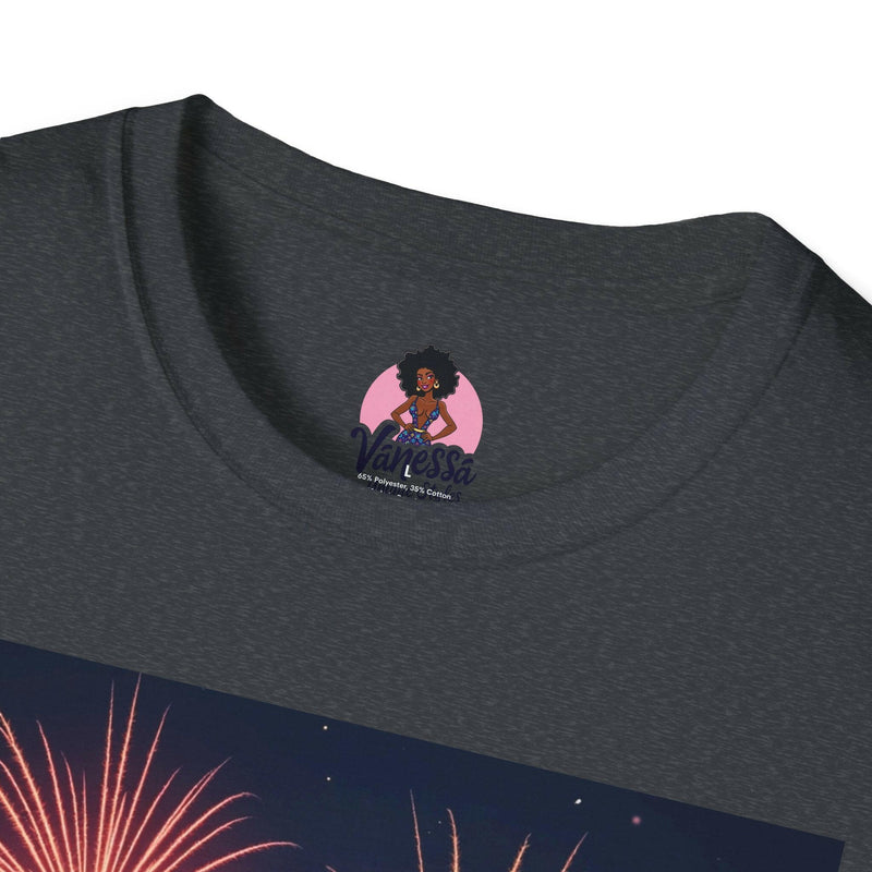 4th of July Fireworks T-Shirt, Unisex Summer Tee, Patriotic Shirt, Independence Day Celebration Wear, Holiday Gift Idea