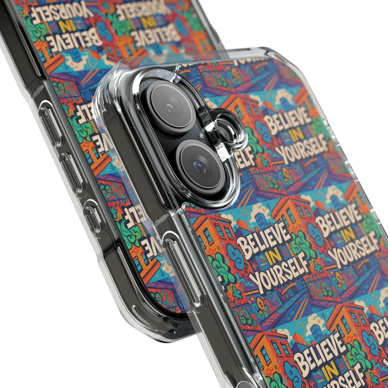 Inspirational Phone Case for Self-Belief | Magnetic Clear Impact Cases, Custom Phone Cover, Motivation Accessory, Gift for Teens, [...]